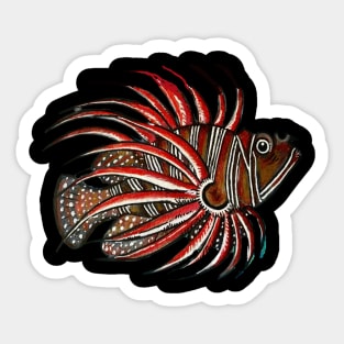 Lion Fish Sticker